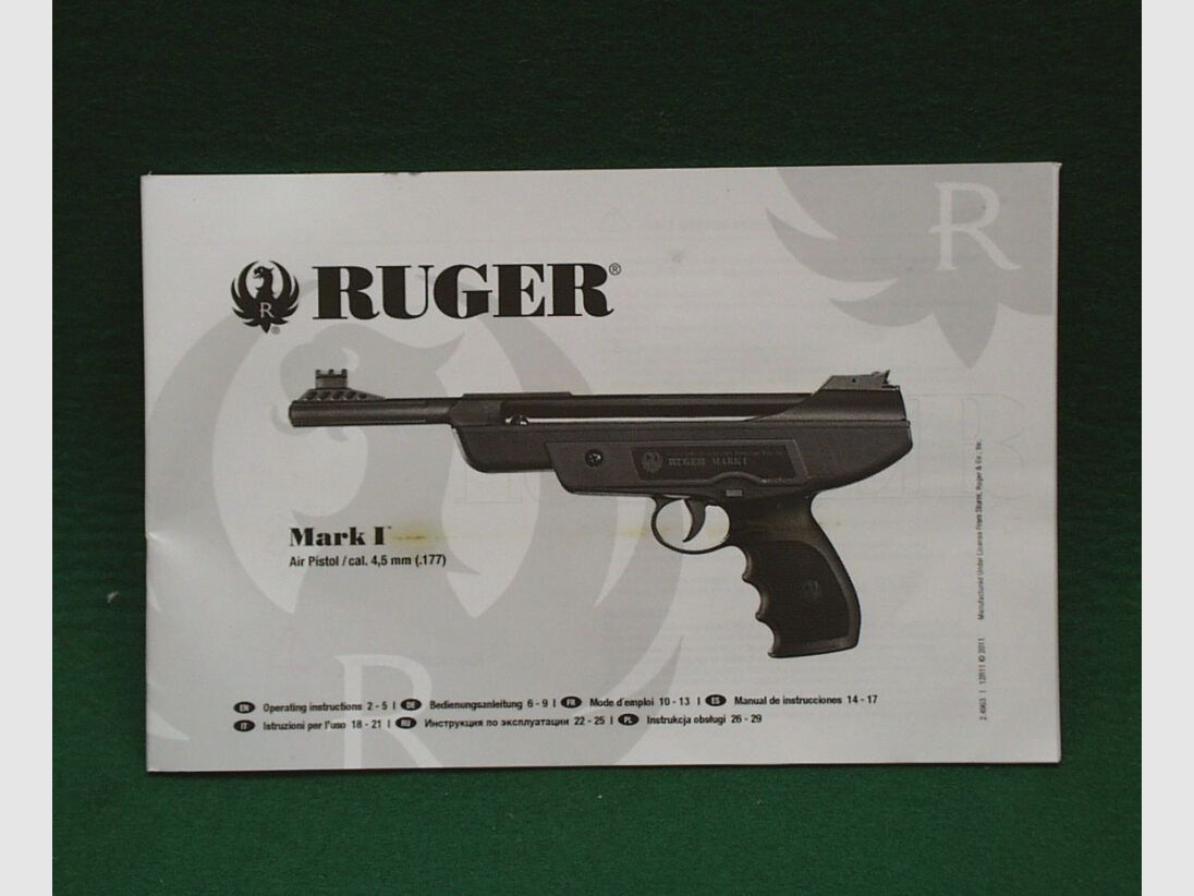 Pistola CO2 Umarex Ruger Mark I