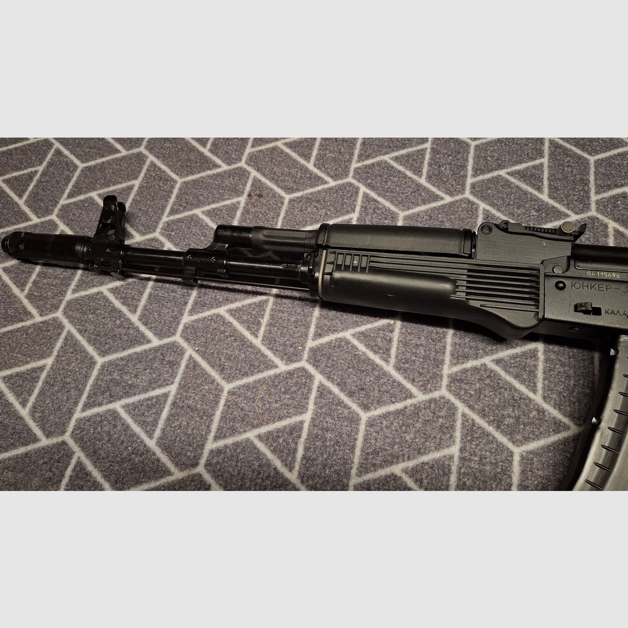 Original AK74M CO2 4.5mm Yunker full steel Kalashnikov - NEW!