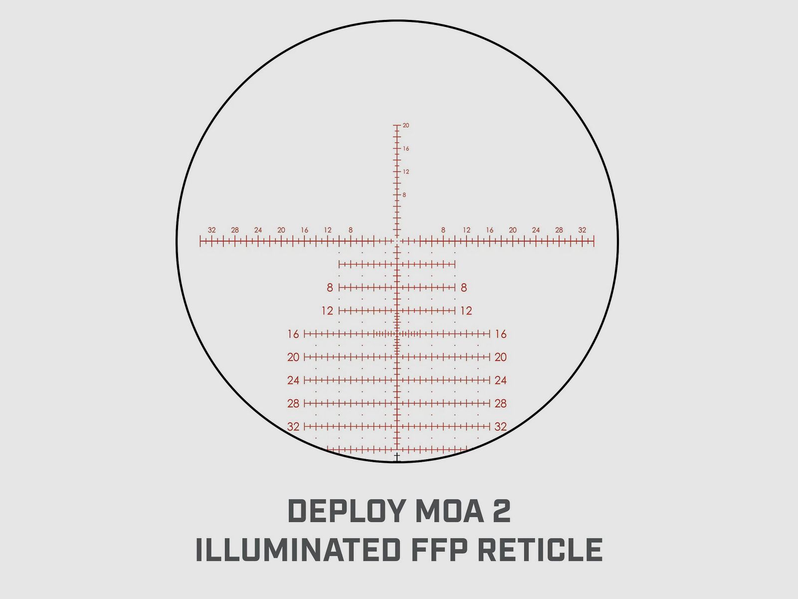 Bushnell Match Pro ED 5-30x56 Zielfernrohr – Deploy MOA 2 FFP-Absehen