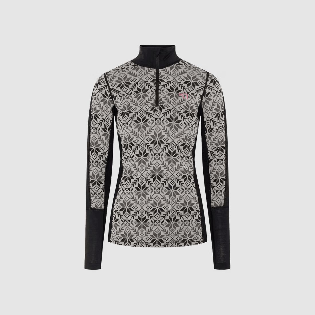 Kari Traa Anna Half-Zip Top dla Kobiet, Czarny L