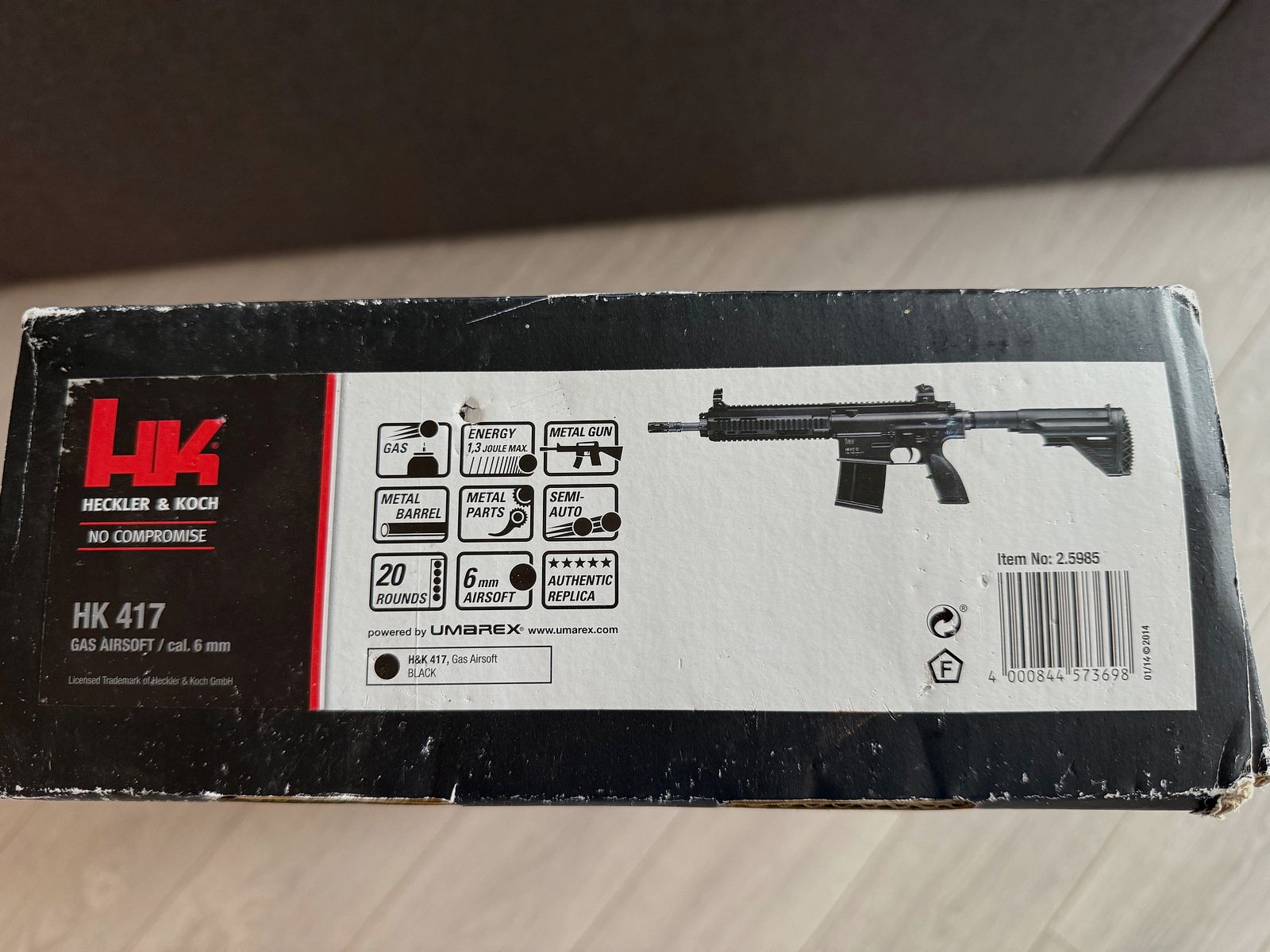 Umarex Heckler & Koch HK470GBB inkl. 4-12x50 Zielfernrohr beleuchtet Entfernungsmesser