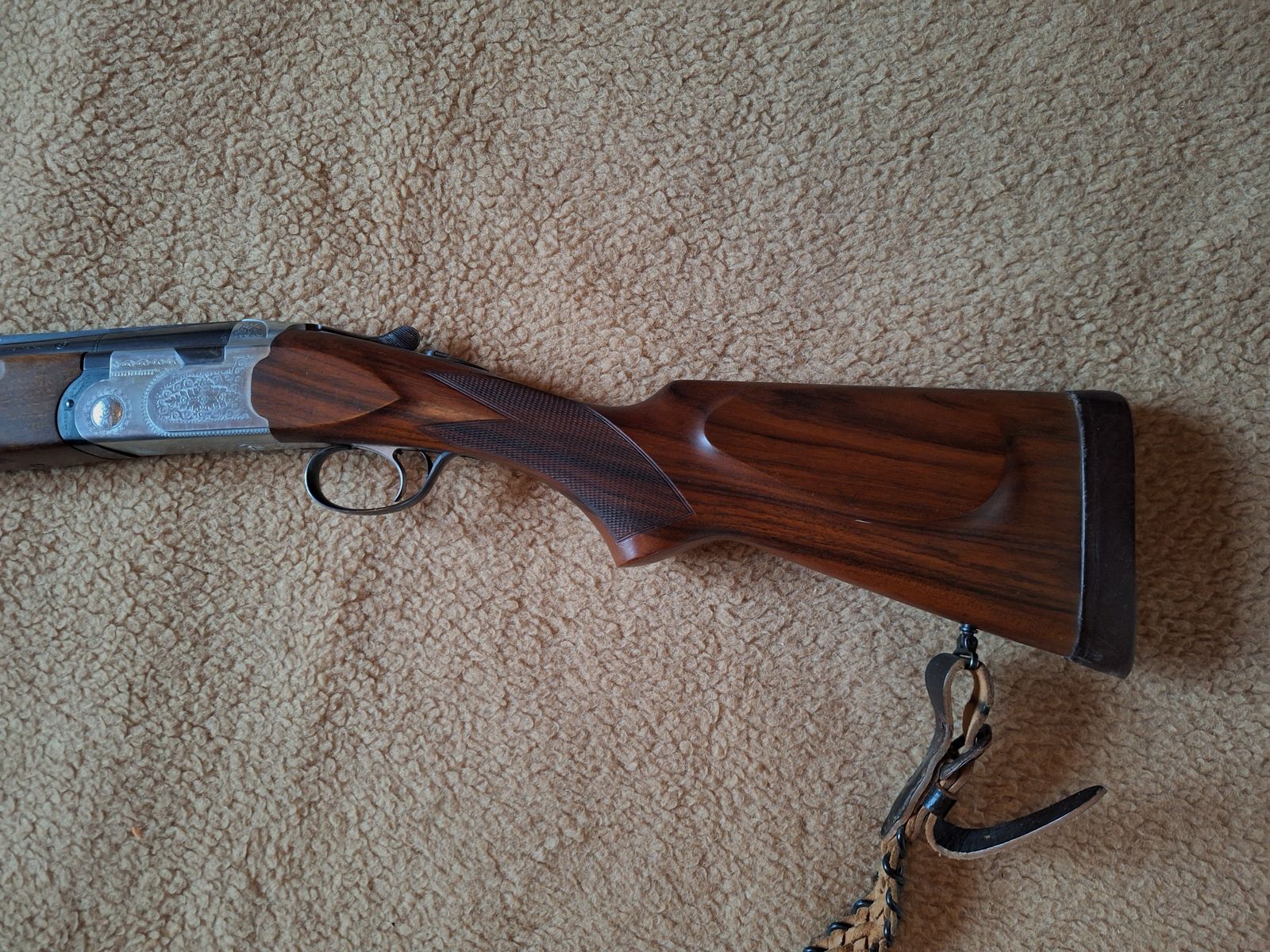 Escopeta de doble cañón superpuesta de Beretta, modelo B25, calibre 12/70