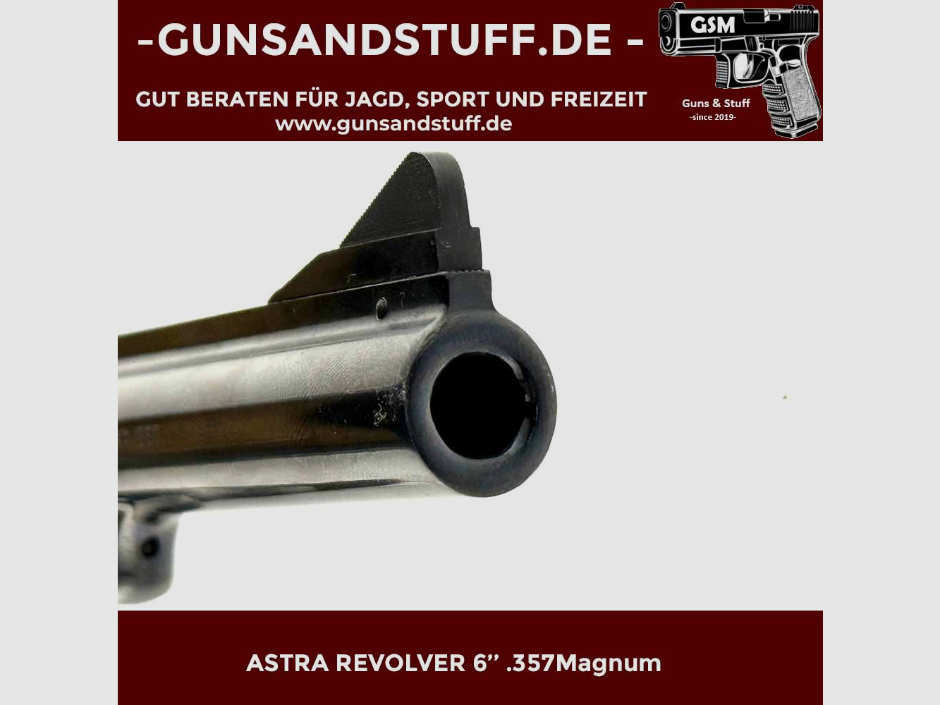 ASTRA Revolver 6” .357Magnum