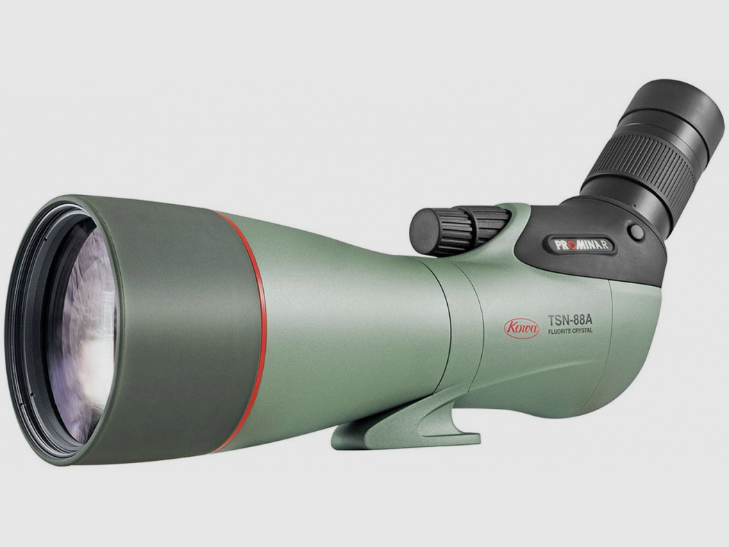 Kowa KOWA TSN-88A 88mm PROMINAR - Angled View with TE-11WZ II WW Eyepiece