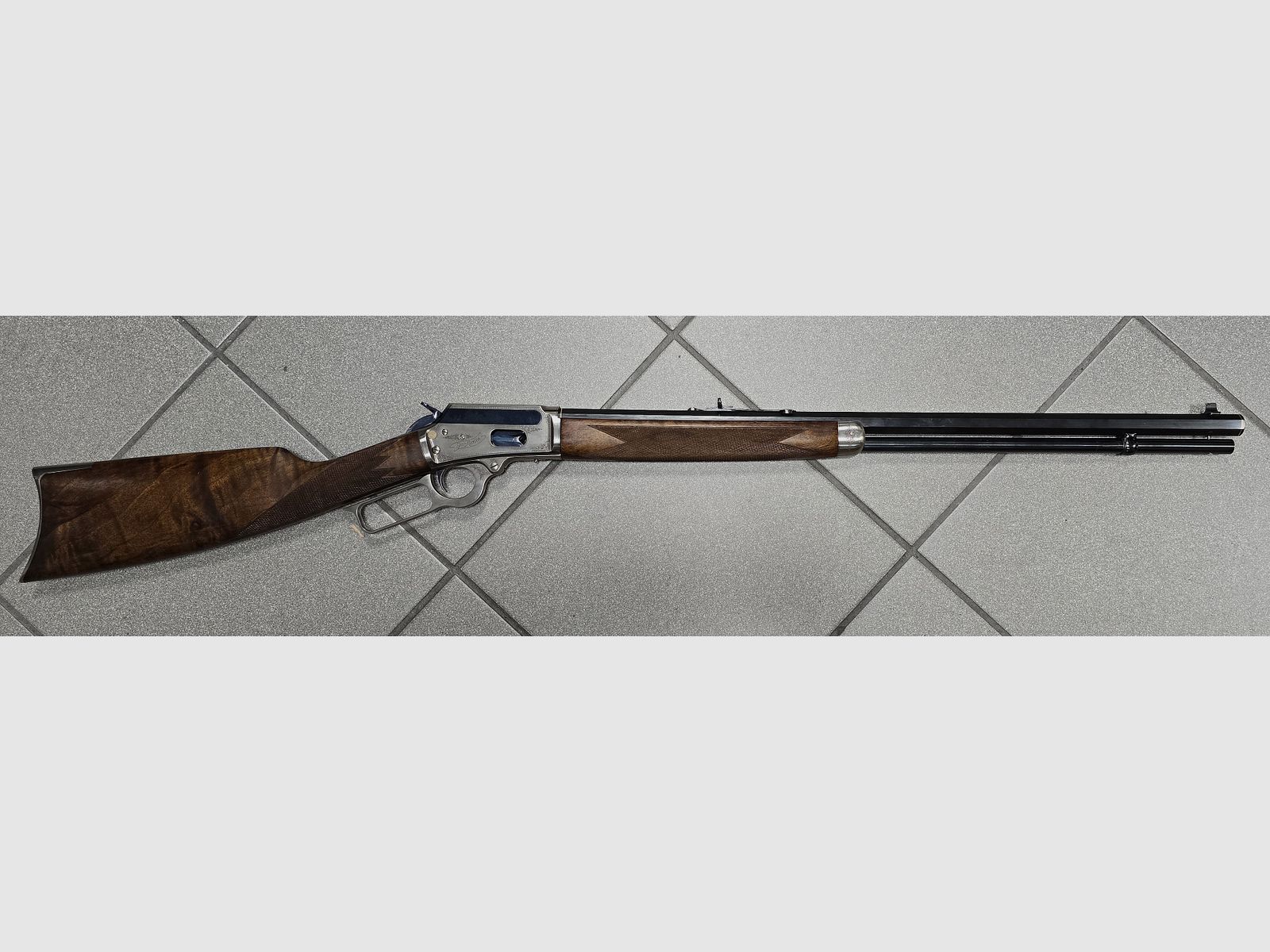 Model: Prechtl (#1972), Mod. Gol (weapon without special features) - Caliber: .357Mag (#120) lever-action repeating rifle