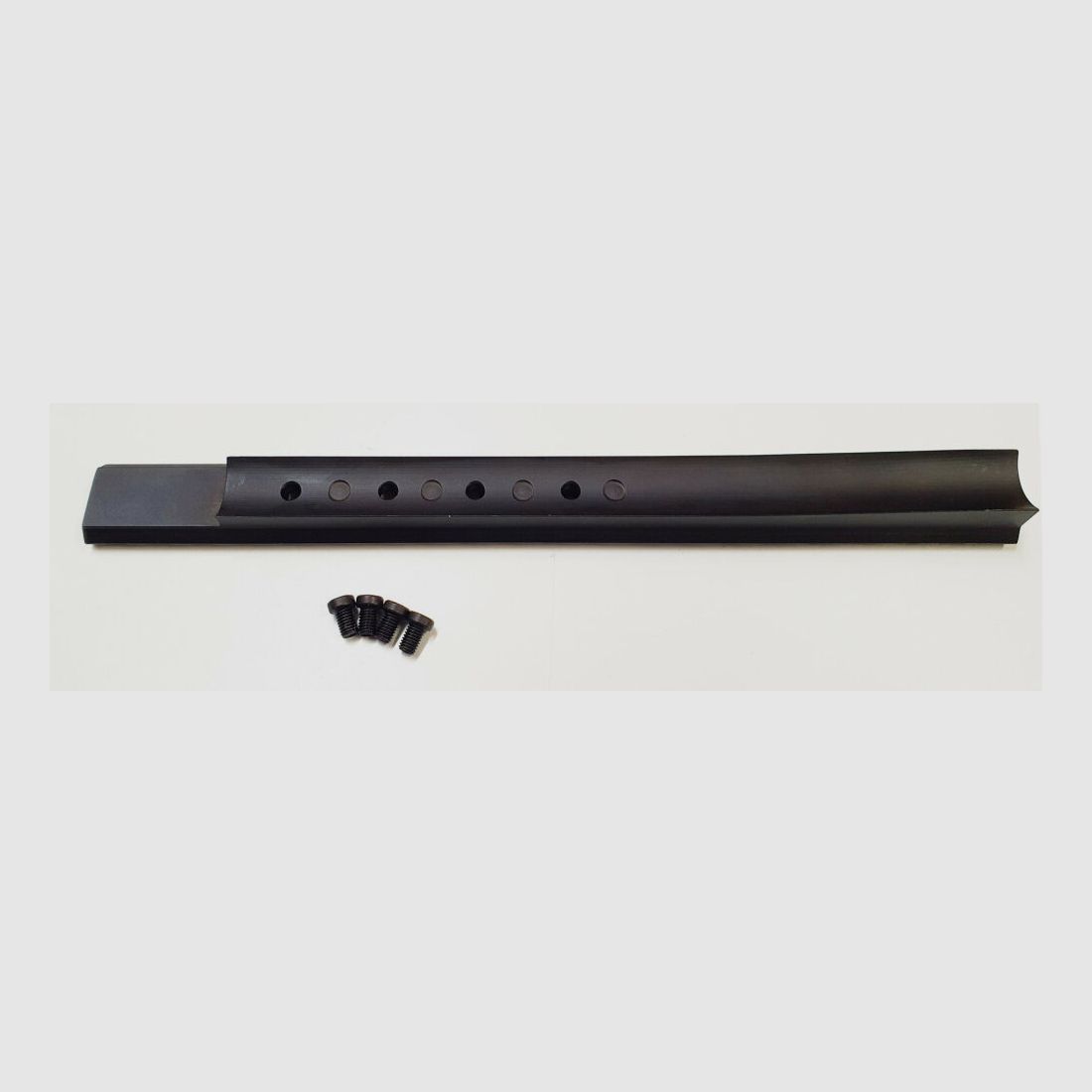 MHS Picatinny rail for BERGARA BA 13, steel, matte black blued, 210mm long, made in Germany