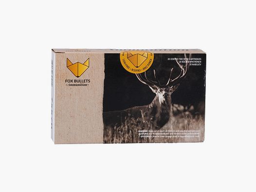 Fox-Bullets 7x57 R Hunter Classic 8,4g/130gr Büchsenpatronen Bleifrei