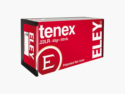 Eley Tenex .22 LR 40GR LFN 50 cartucce
