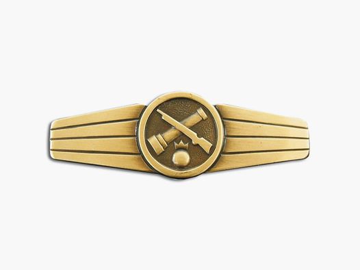 Fritzsch Abzeichen BW Rohrwaffenpersonal Metall bronzefarben