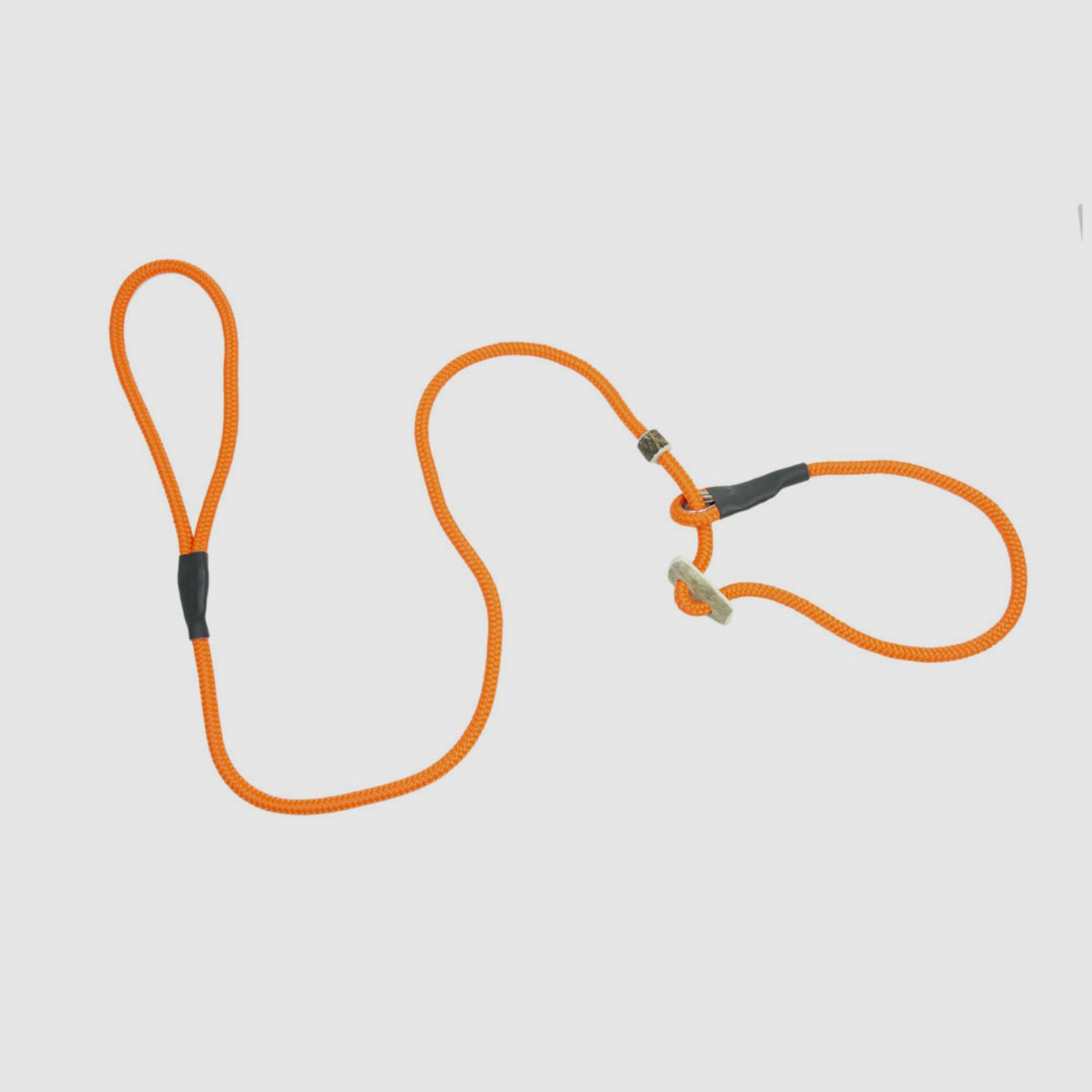 Firedog Jagdleine mit Doppelstopp 130 cm – 8 mm orange