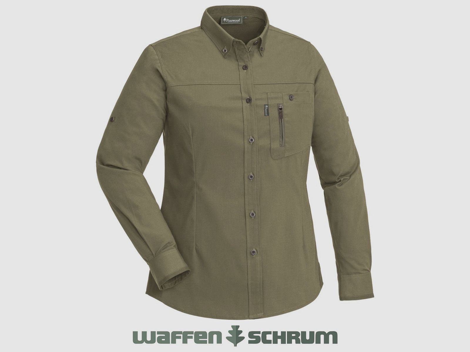 Pinewood Bluse Tiveden Anti-Insect H.Olive