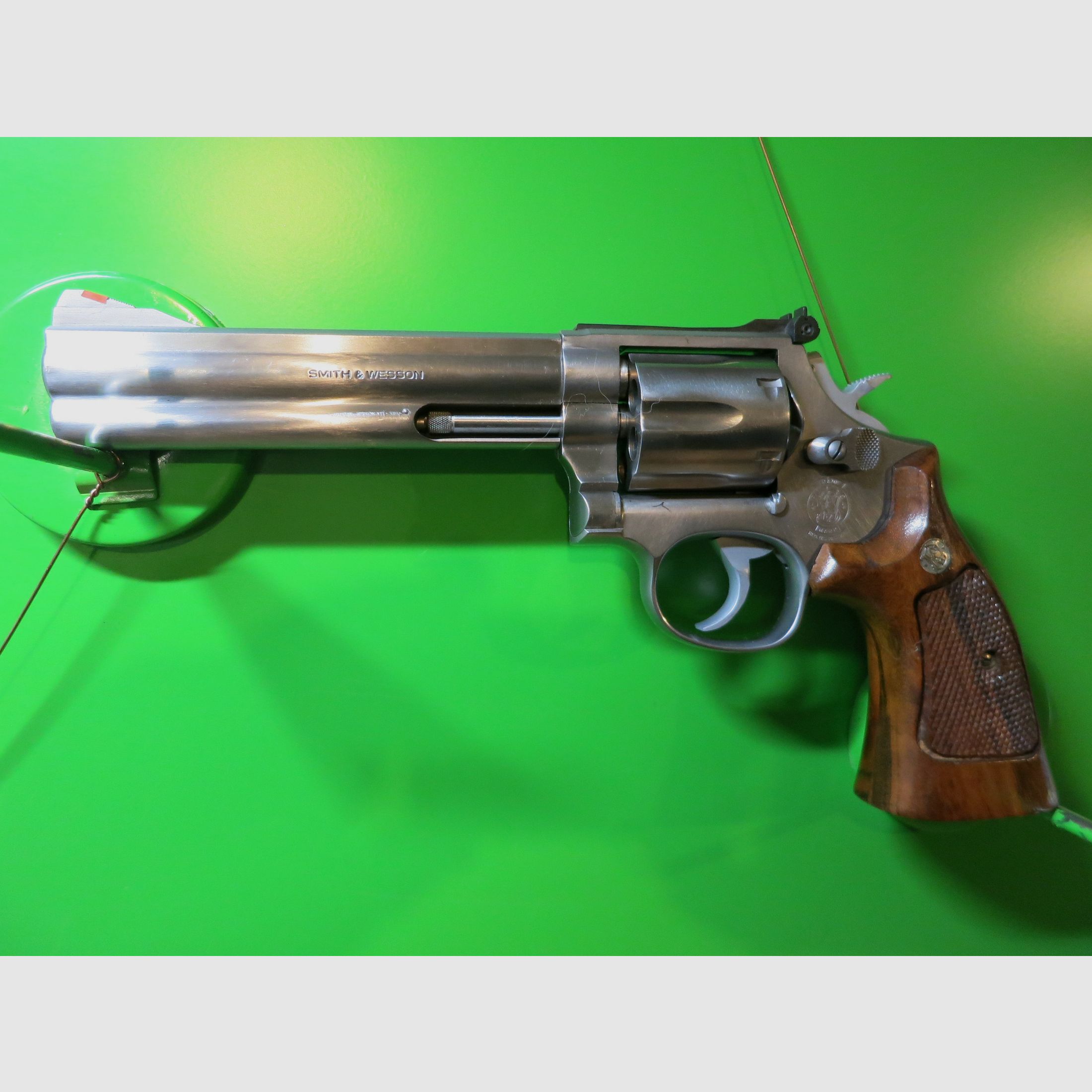 Revolver, SMITH&WESSON, Mod. 686-1 , .357 Magnum, 6" Lauf,  Edelstahl-Version (stainless)    #71-