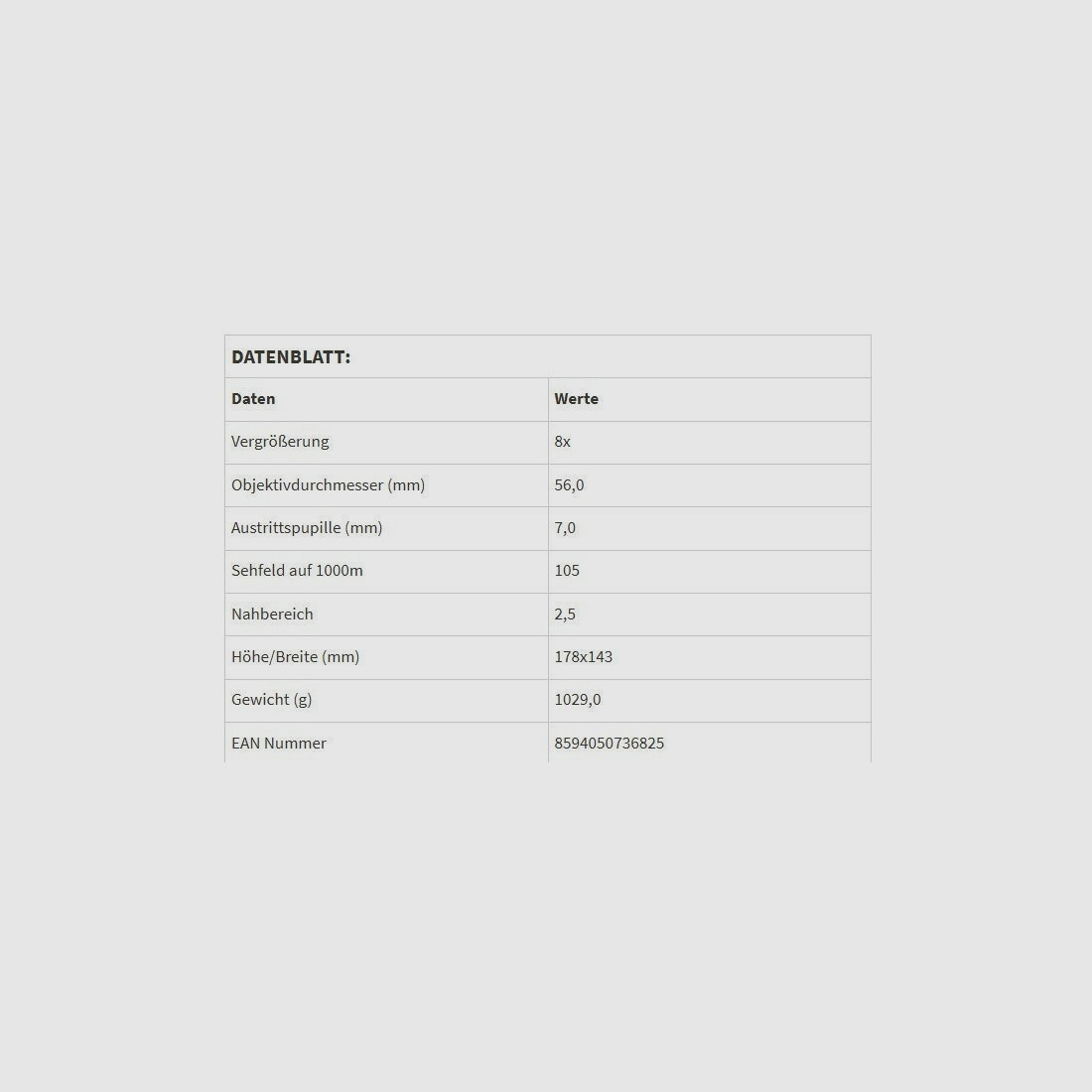 Meopta Fernglas MeoPro HD Plus 8x56