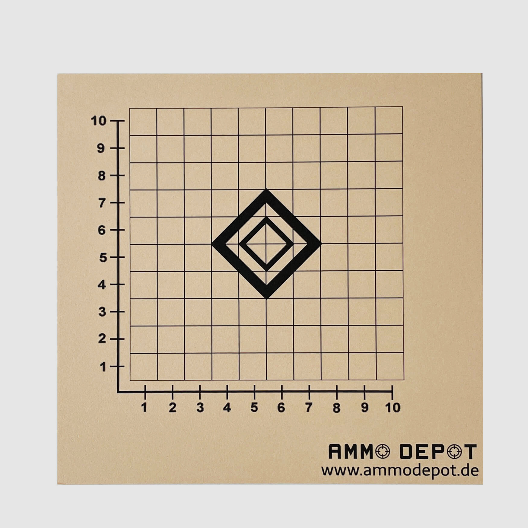 Ammo Depot Anschussscheibe, 10er Pack
