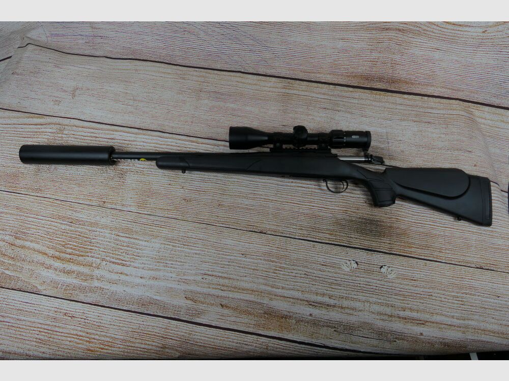 Bergara B 14 Komplettpaket mit Meopta 3-15x50 und Schalldämpfer Jaki
