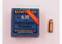 Geco - Fürth munizioni per pistole 6,35mm Browning/.25ACP