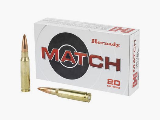308 Winchester Hornady MATCH™ 168 gr BTHP VE20