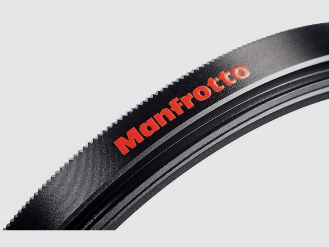 Filtro de protección profesional Manfrotto con un diámetro de 58 mm