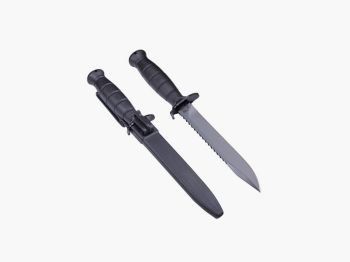 Cuchillo de campo GLOCK FM 81, negro, con sierra