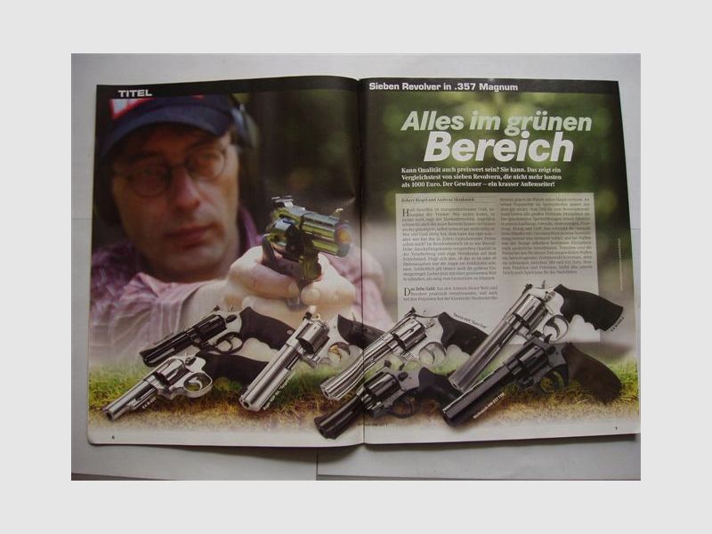 Visier - Heft -- ** Vergleichstest -- .357er Revolver für Sportschützen **