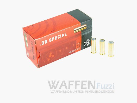 Geco .38 Special Wad Cutter 148grs 50 coups