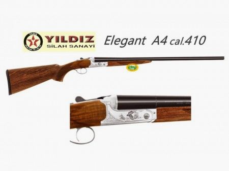 YILDIZ Bockdoppelflinte Kal.410 ELEGANT A4 - 71 cm