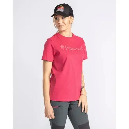 T-shirt Pinewood Outdoor Life Femme Rose, image 6 sur 6