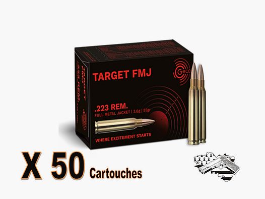 GECO .223 rem TARGET FMJ 63 grs par 50