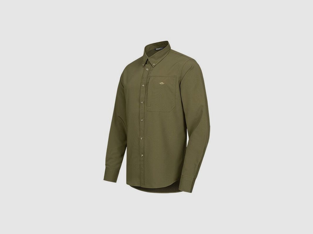 Blaser Herren AirFlow Hemd dunkel oliv