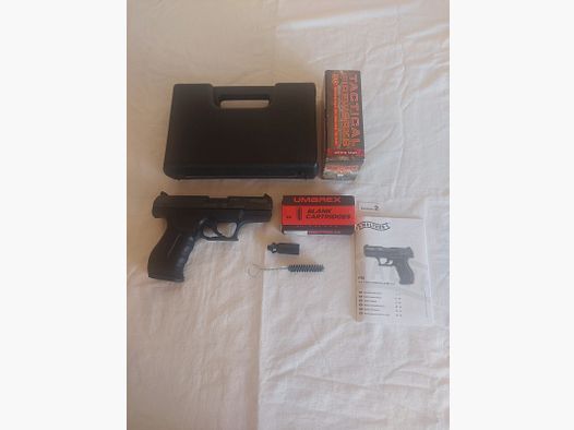 Walther P99 9mm P.A.K + Zubehör ( Set )