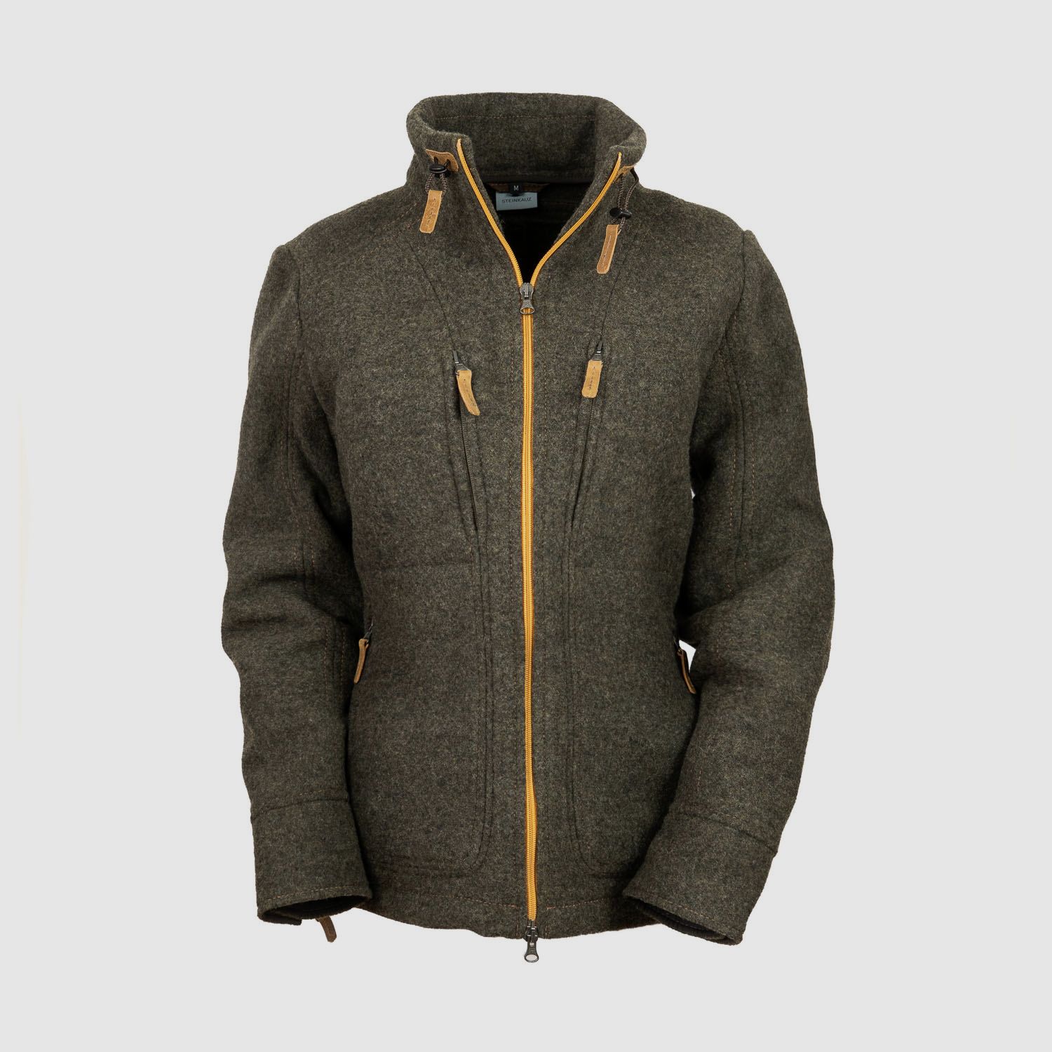 Lodenfleecejacke "Kragenwally" Mod. 2023, Schiefer