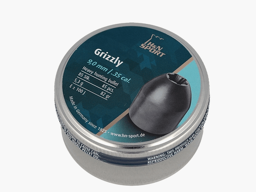 H&N Grizzly Diabolo-Geschosse 9 mm, 60 Stück