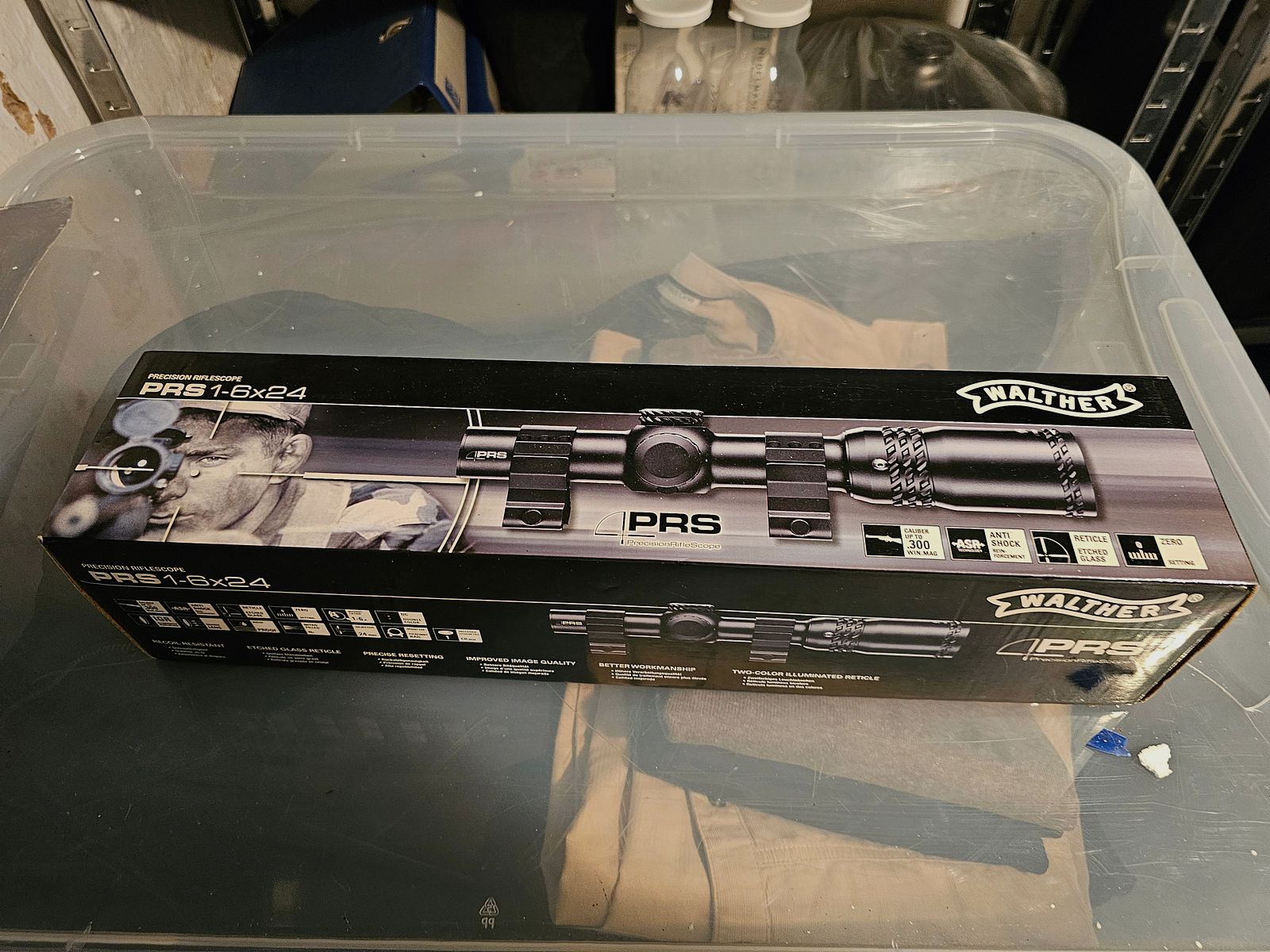 WALTHER LGV MIT ZIELFERNROHR UND SCHALLDÄMPFER
