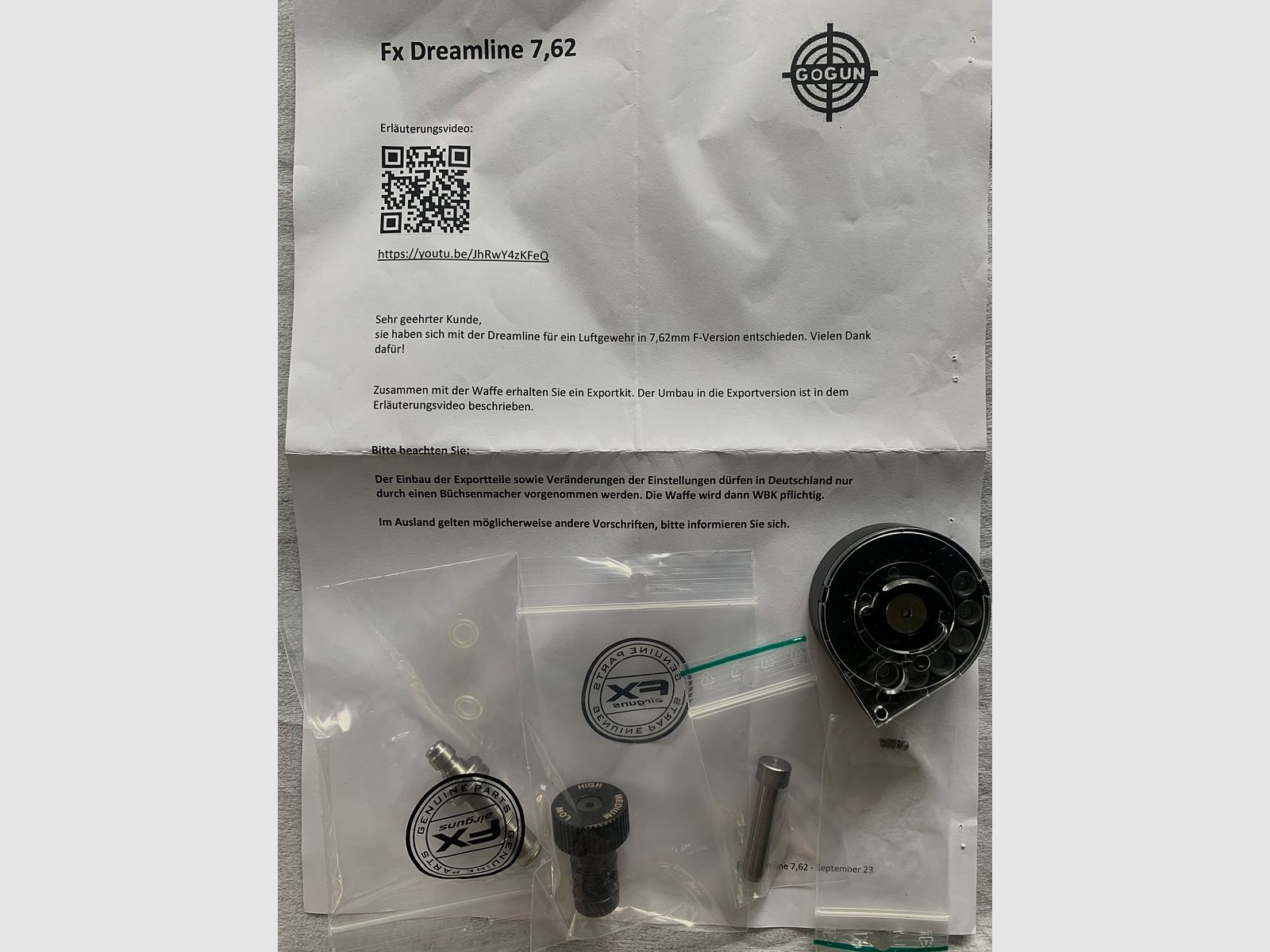 FX Dreamline Tactical 7,62