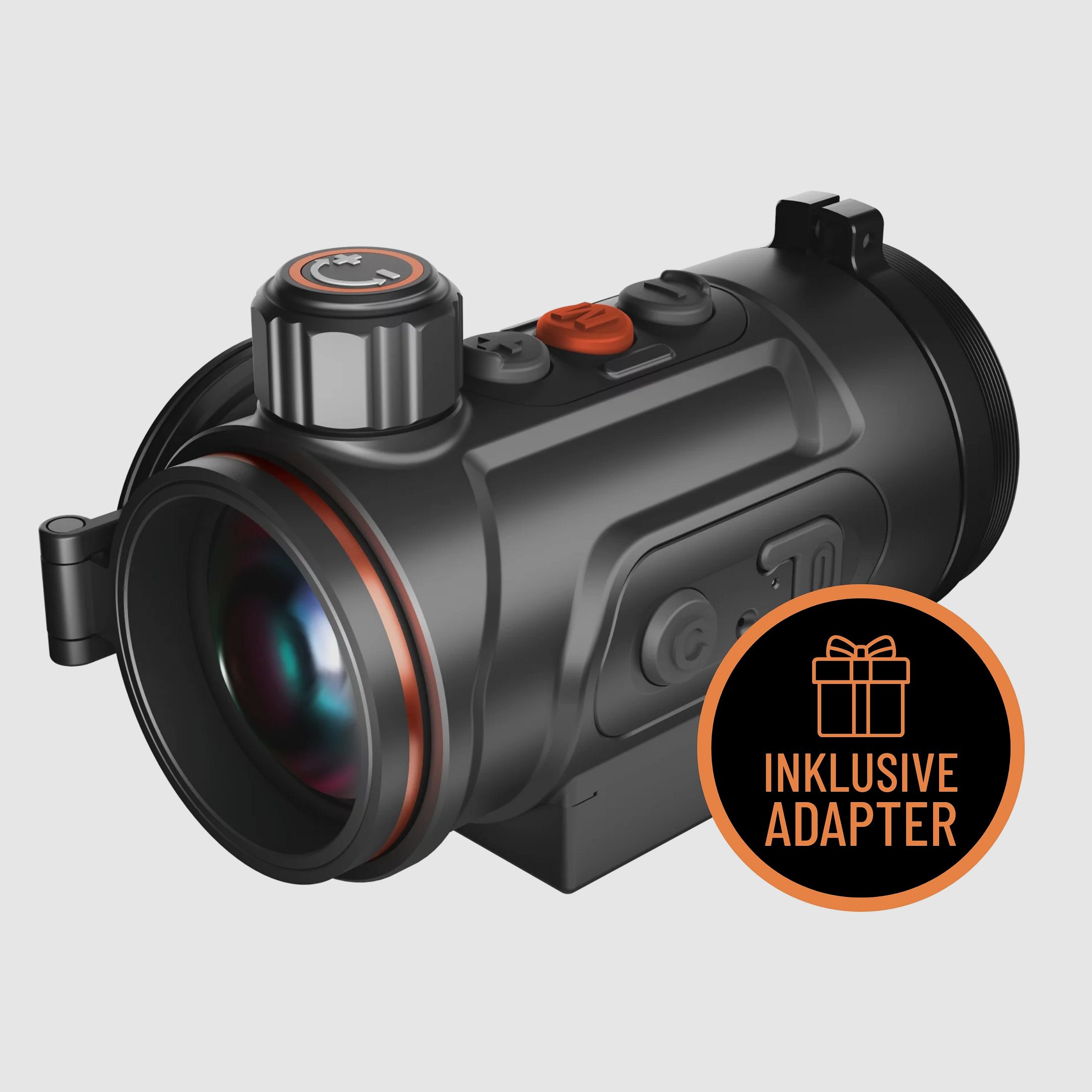 ThermTec Hunt 635 Pro paquete completo incluyendo adaptador – Adaptador: adaptador Rusan, tamaño del manguito de sujeción: 30ZM-3 - Leica Magnus 1-6,3x24i / Fortis 6 1-6x24i con riel