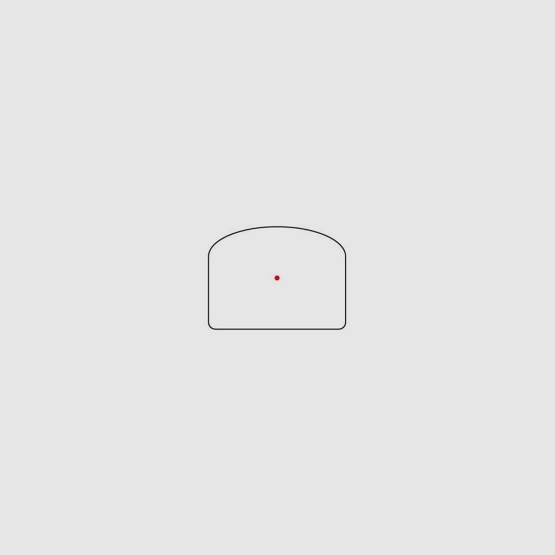 PUNTO ROSSO GPO OLOGRAFICO AUTOMATICO SPECTRA P-DOT 3 MOA, immagine 10 di 10