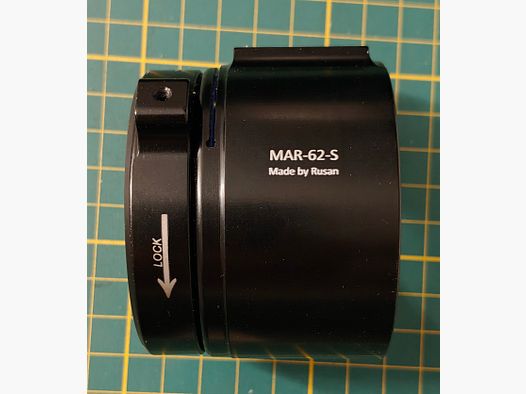Rusan MAR-62-S Clamp Adapter 62 mm – like new