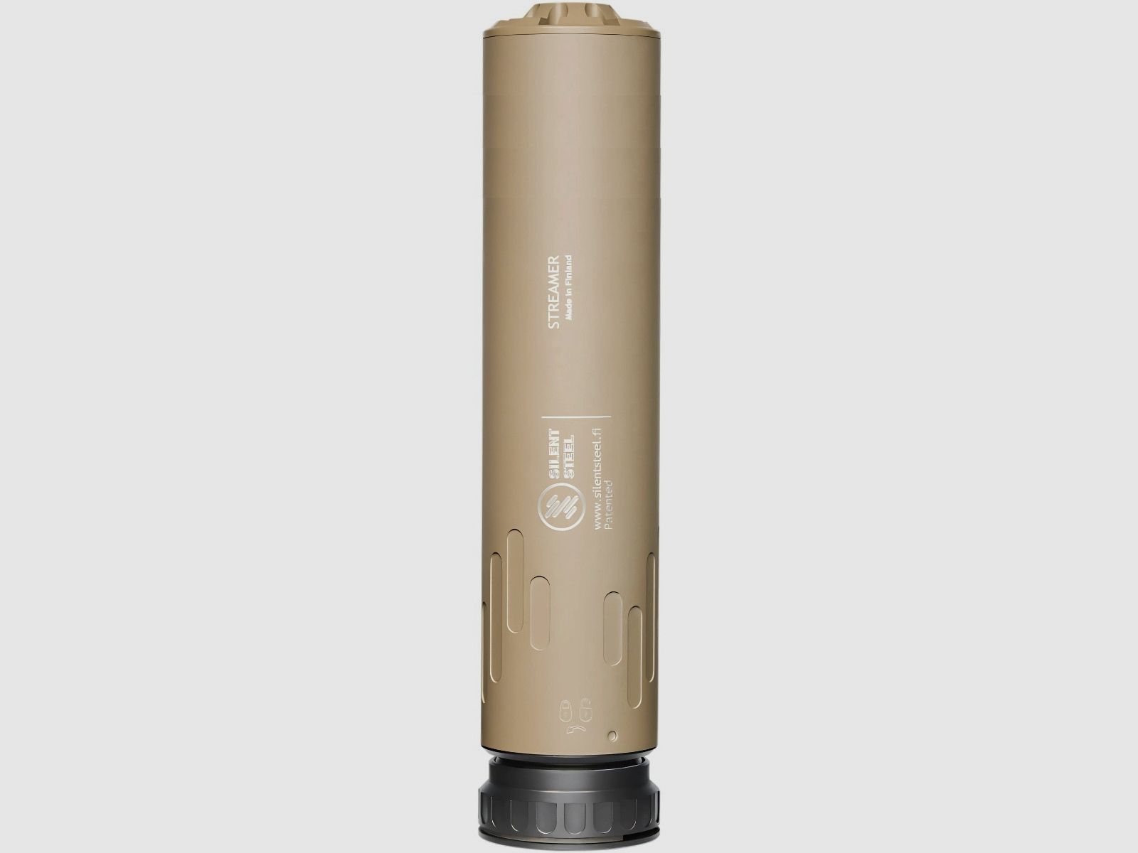 Silent Steel - Silenziatore Flow Streamer Steel 5,56 QDL - Magpul FDE - ST556FDE-SS QDL, immagine 2 di 2