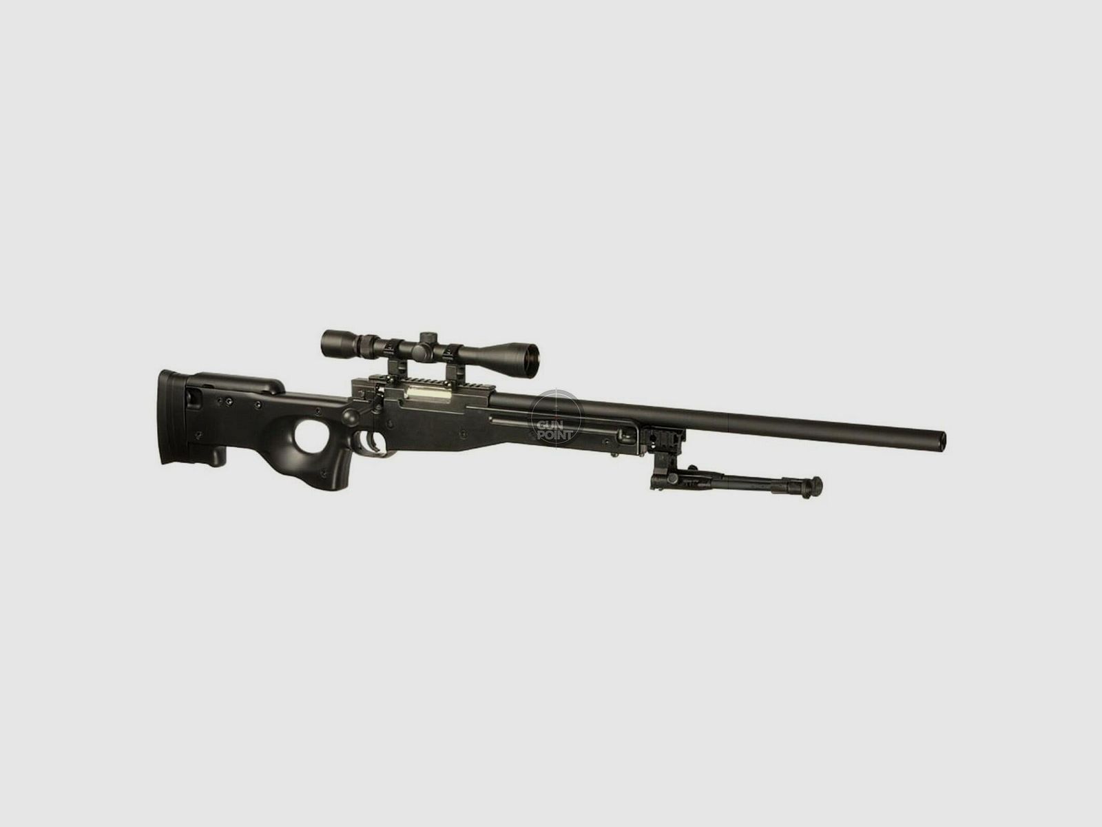 2nd Chance | Softair - Sniper - Well L96 Sniper Rifle Set Upgraded-Schwarz - ab 18, ber 0,5 Joule