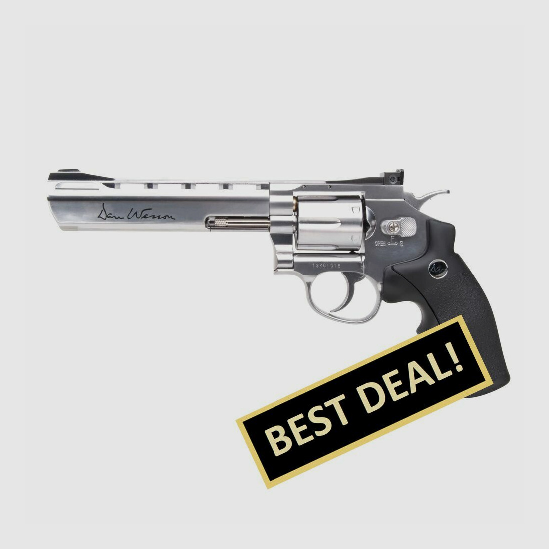 Dan Wesson 6" .177 Argent 4,5mm Pression d'Air CO2