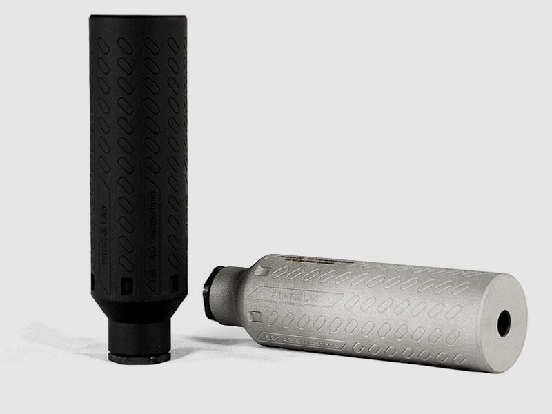 B&T Print-X LAS Silenziatore per Marlin, INCONEL nero, Cerakote