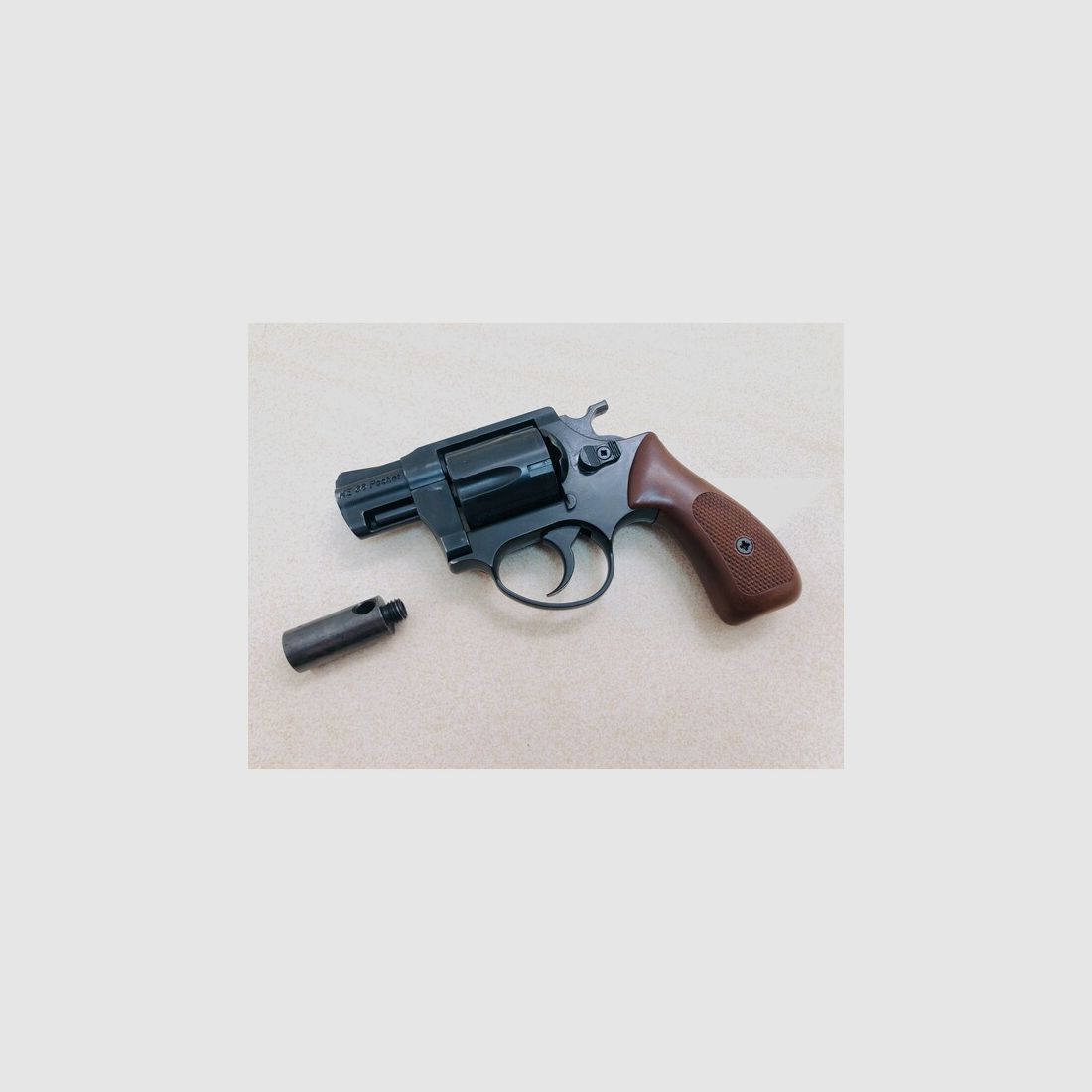 ••• Revolver ME 38 Pocket / Brüniert / Kaliber 9mm Knall - Zubehör •••