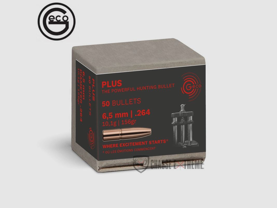 50 Geschosse GECO Kal. 6,5mm 156gr Plus, Bild 2 von 2