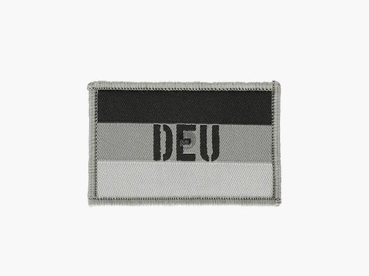 OpTacs DEU Patch - Klettabzeichen Deutschland gewebt - grey