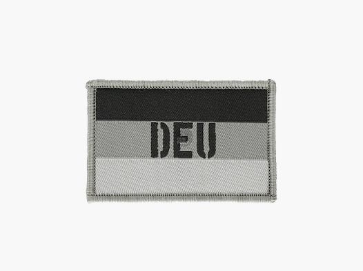 OpTacs DEU Patch - Klettabzeichen Deutschland gewebt - grey