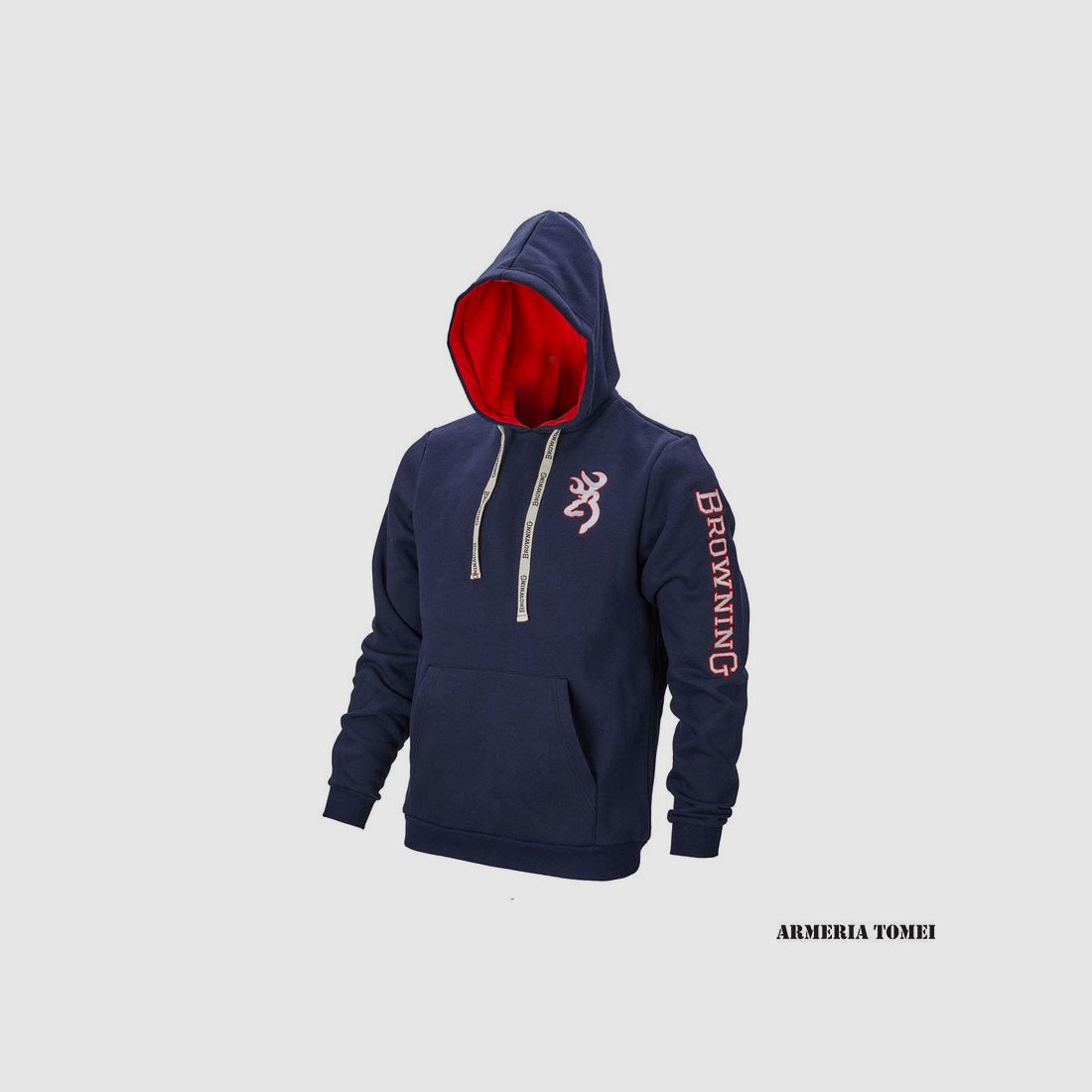 FELPA – BROWNING – SWEATSHIRT SNAPSHOT NAVY TAN