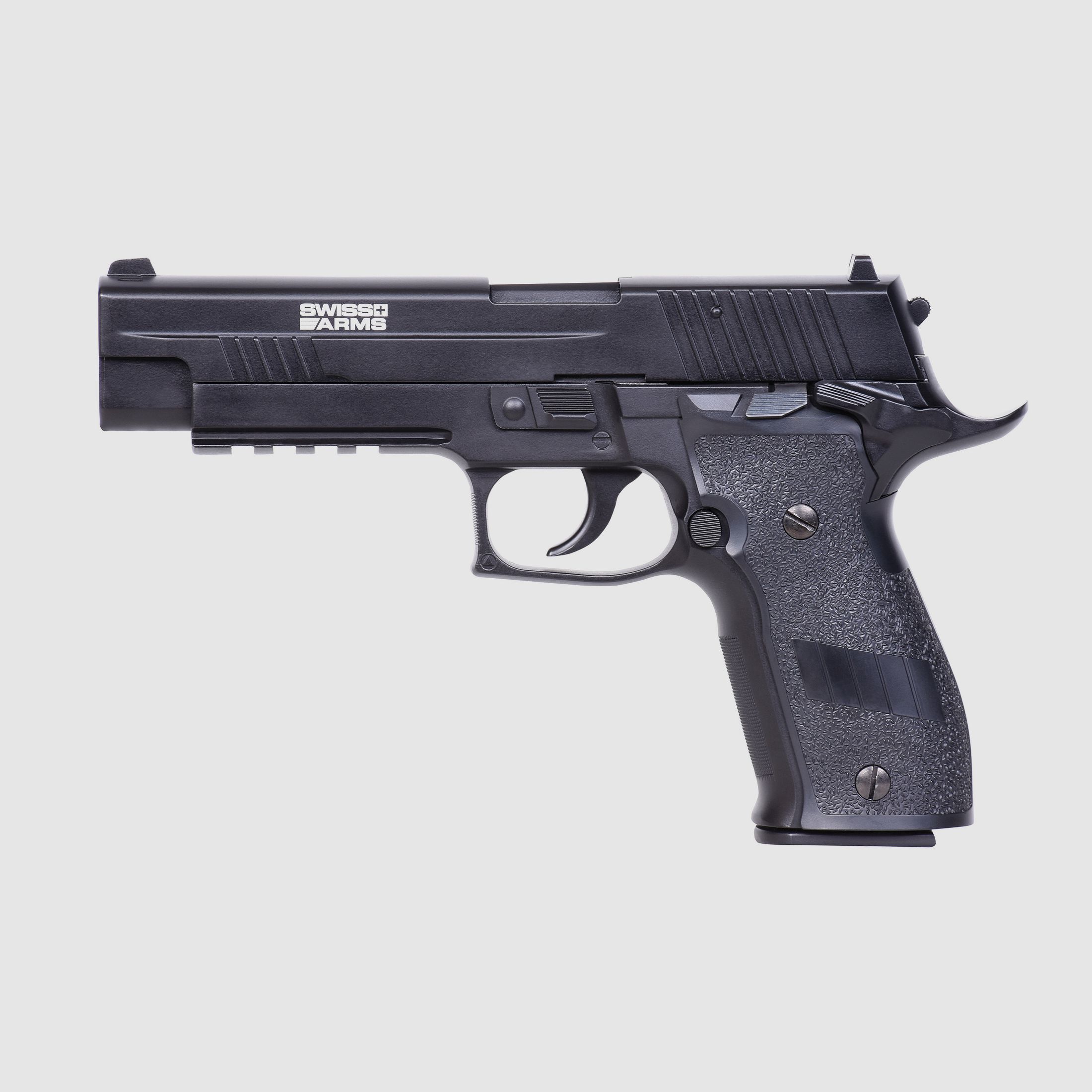 Swiss Arms Navy Pistol XXL Schwarz 6mm - Airsoft Co2 BlowBack