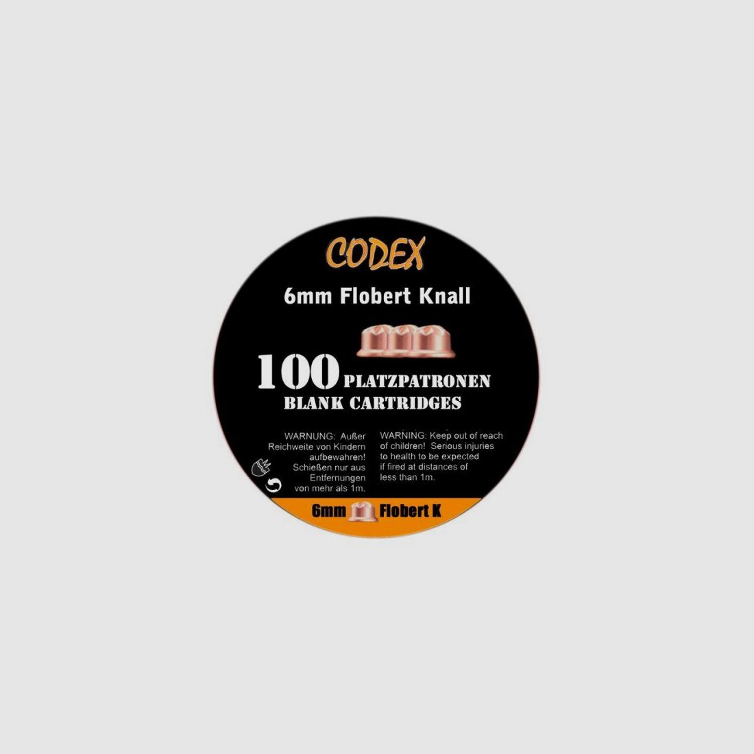 CODEX blank cartridges 6mm Flobert bang