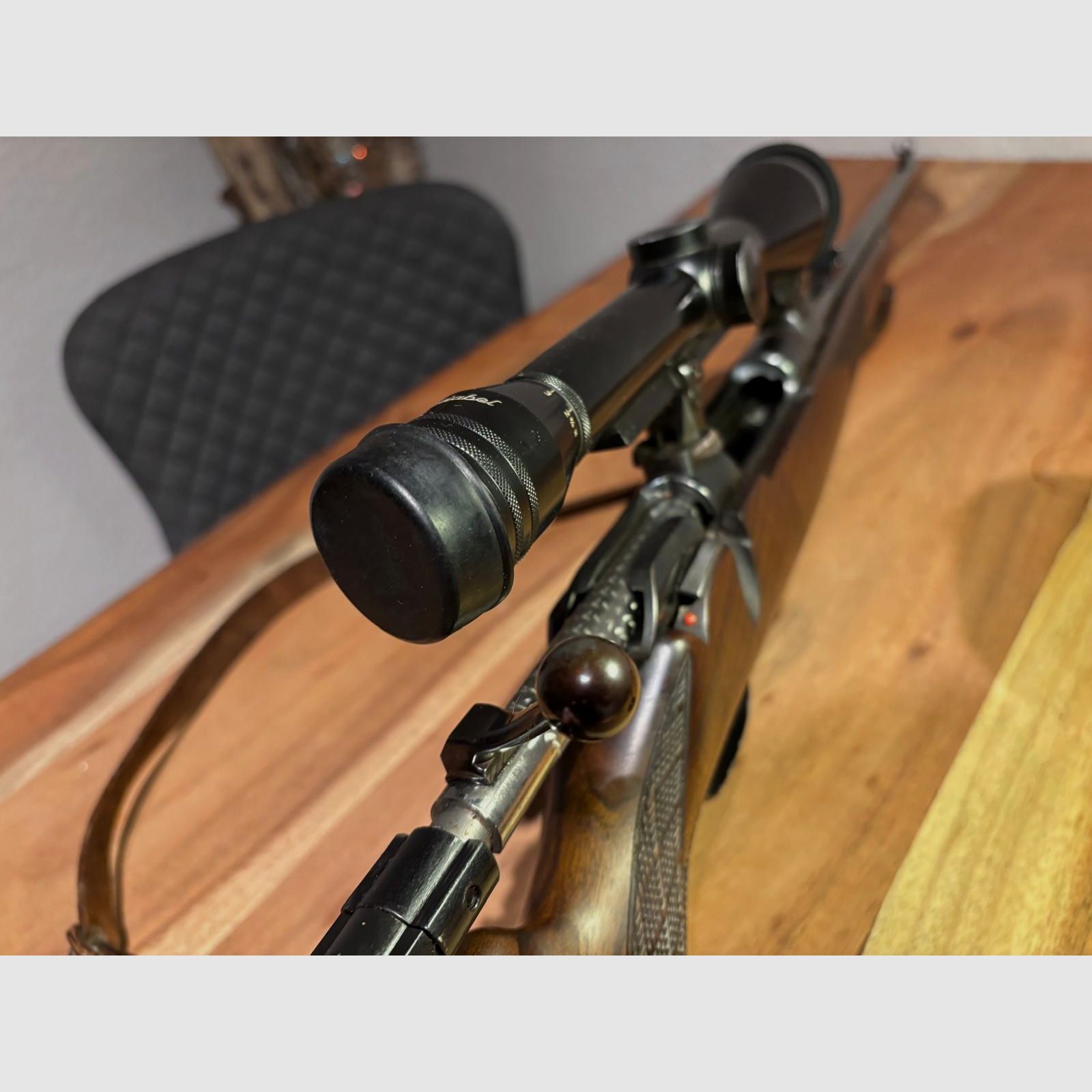 Krico 700 repeating rifle 7x64 repeater + optics + magazine