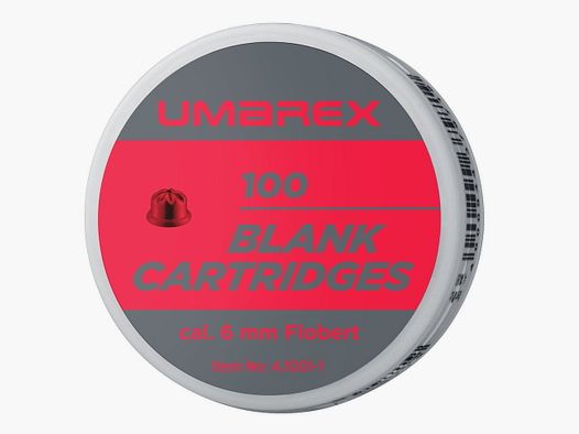 Umarex 6 mm Flobert K. blank cartridges - 100 pcs.